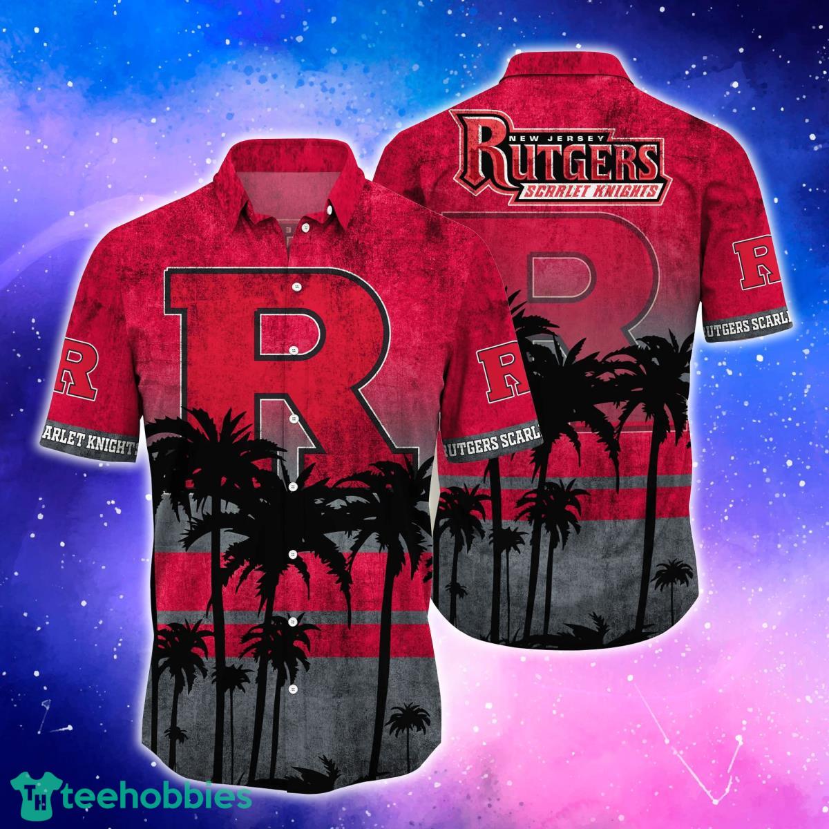 Rutgers Scarlet Knights Trending Hawaiian Shirt And Shorts For Fans Product Photo 1