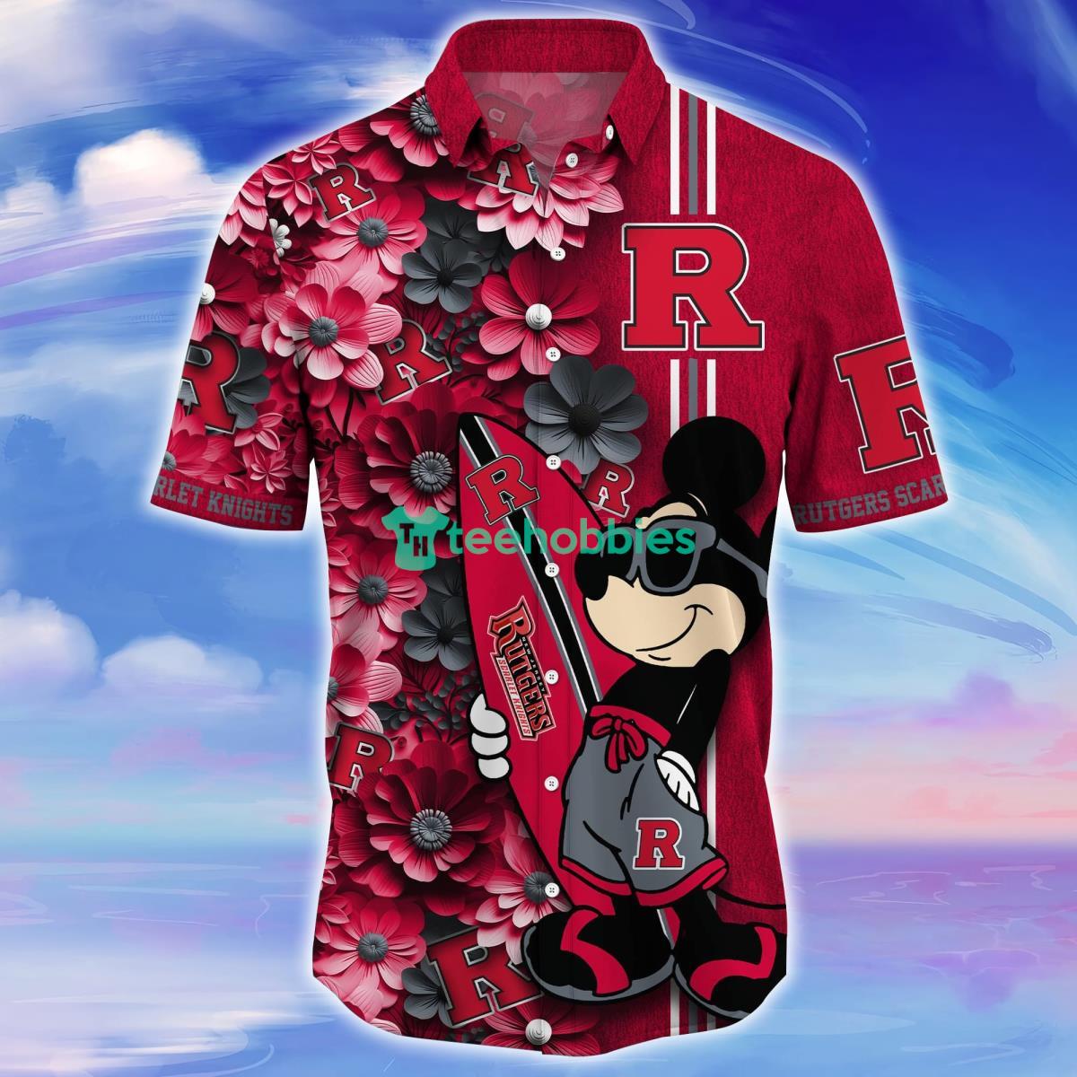 Rutgers Scarlet Knights Trending Hawaiian Shirt Best Gift For Fans Product Photo 2