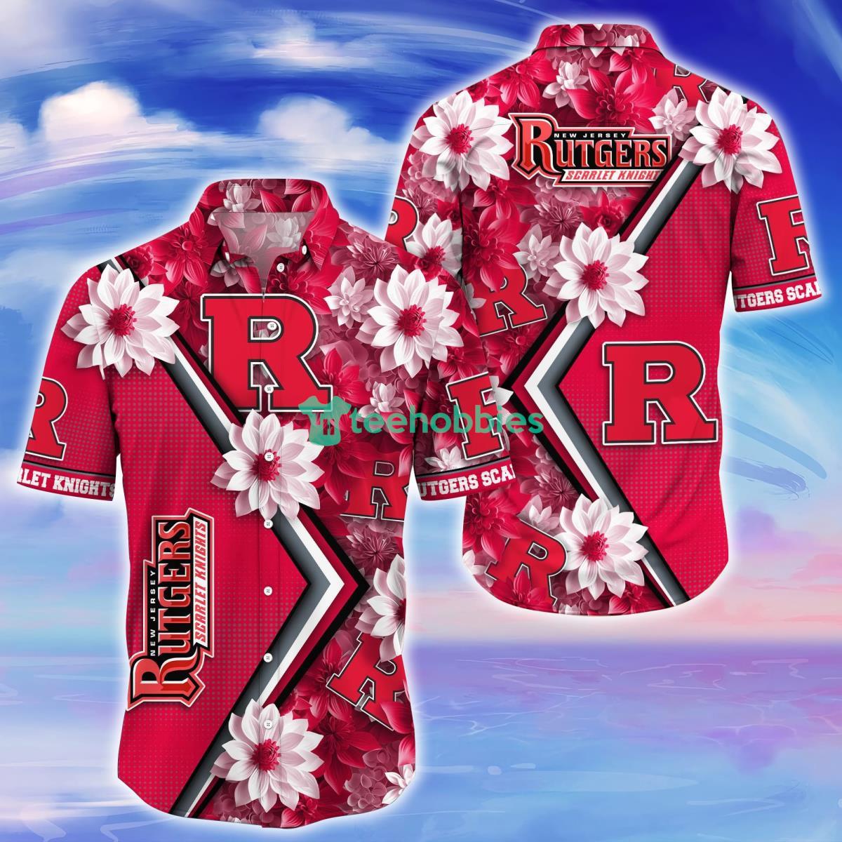 Rutgers Scarlet Knights Trending Hawaiian Shirt Gift For Fans Product Photo 1