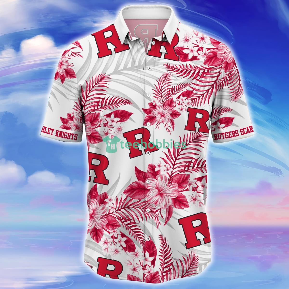 Rutgers Scarlet Knights Trending Hawaiian Shirt Gift For Real Fans Product Photo 2