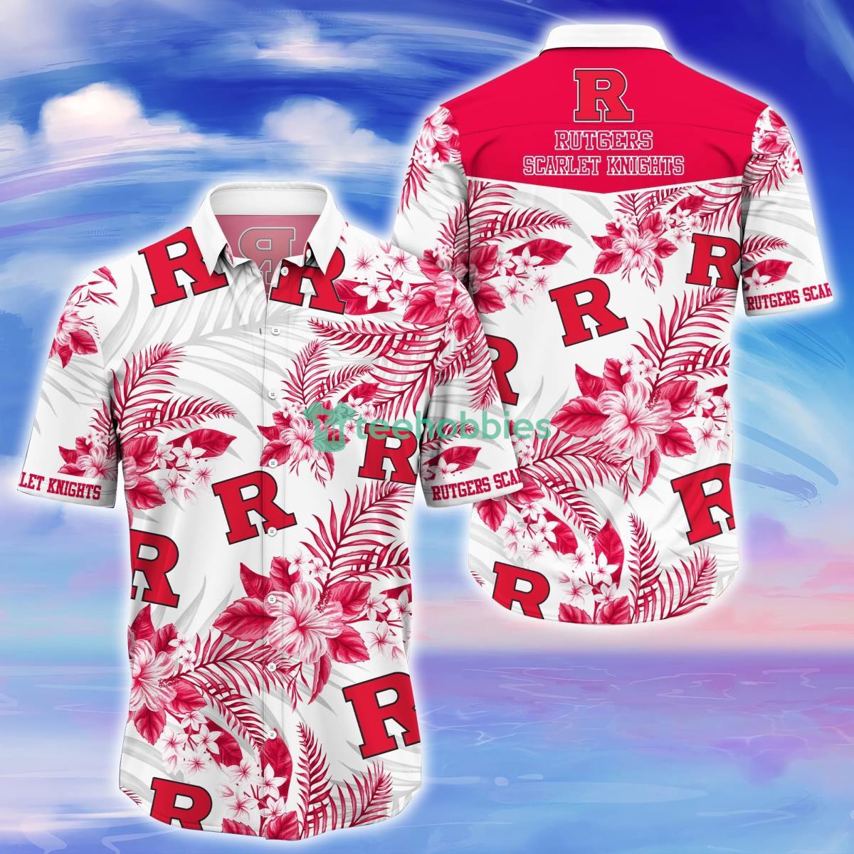 Rutgers Scarlet Knights Trending Hawaiian Shirt Gift For Real Fans Product Photo 1