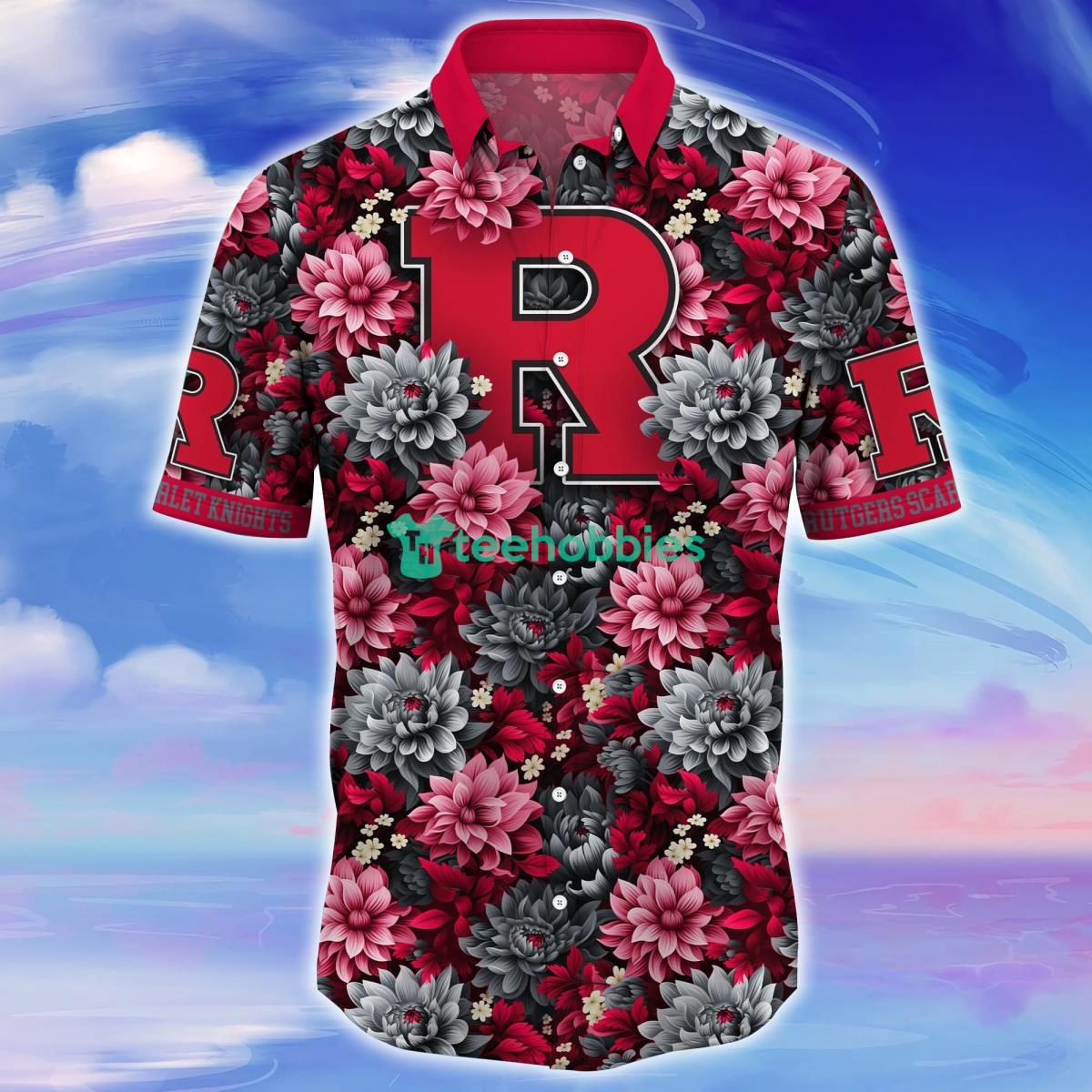 Rutgers Scarlet Knights Trending Hawaiian Shirt Great Gift For Fans Product Photo 2
