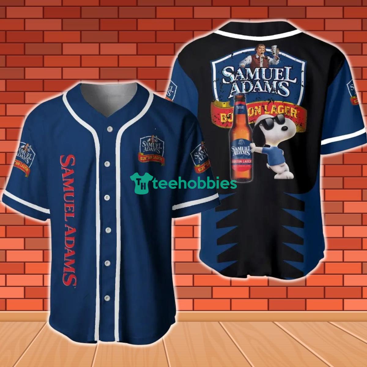 Samuel Adams Snoopy Baseball Jersey