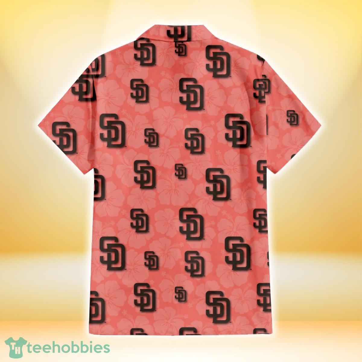 St. Louis Cardinals Peach Puff Hibiscus Tomato Orange Background 3D  Hawaiian Shirt Gift For Fans - YesItCustom