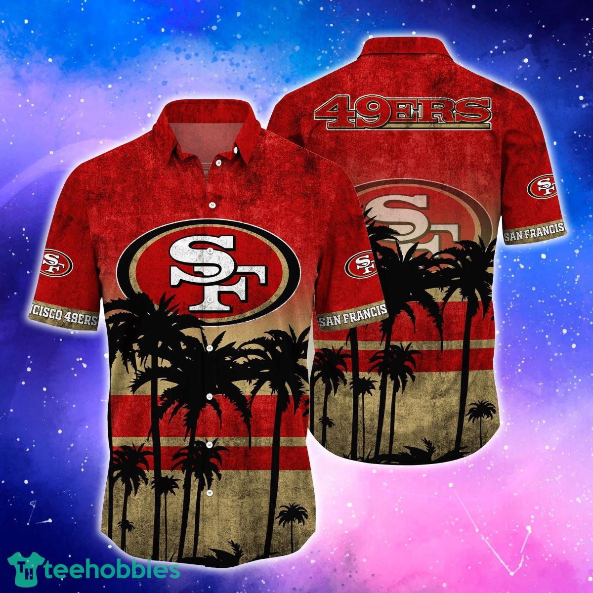 San Francisco 49ers Trending Hawaiian Shirt And Shorts For Fans Product Photo 1