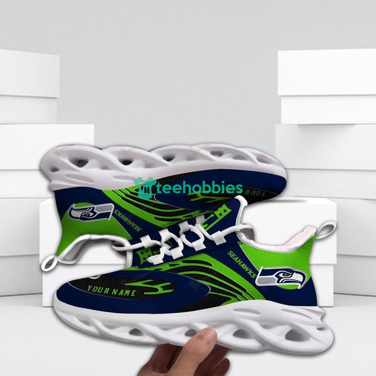 Seattle Seahawks Football Team Max Soul Shoes New Model Sneakers For Fans Product Photo 1