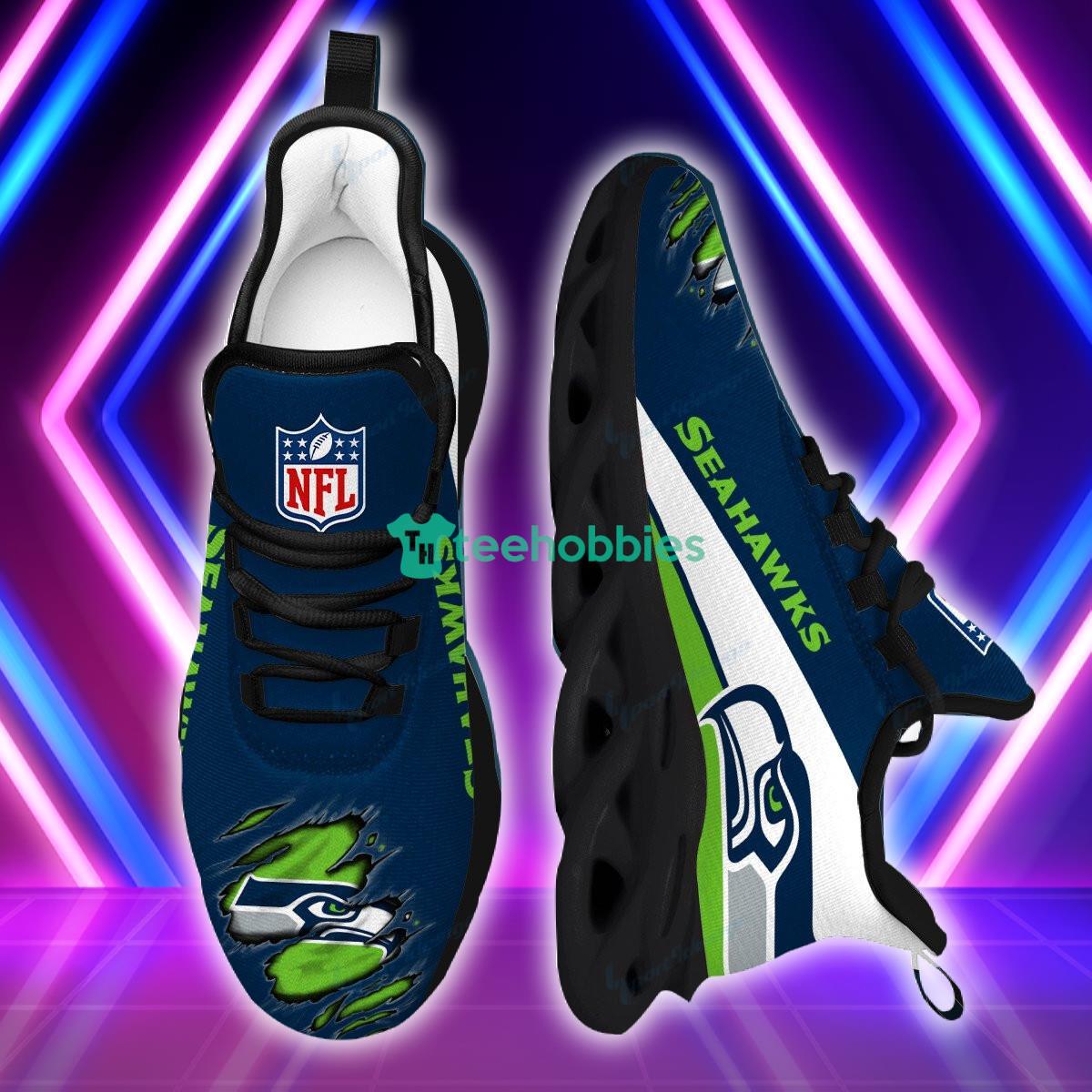 NFL Max Soul Shoes Seattle Seahawks Men And Women For Fans - Freedomdesign