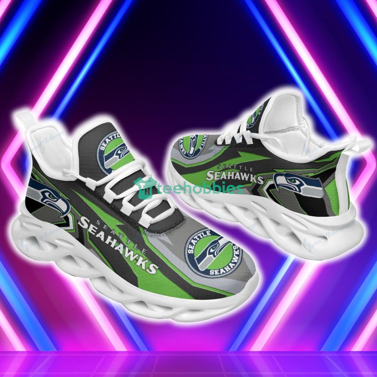 Seattle Seahawks Max Soul Shoes New Model Sneakers Impressive Gift For Fans Product Photo 2