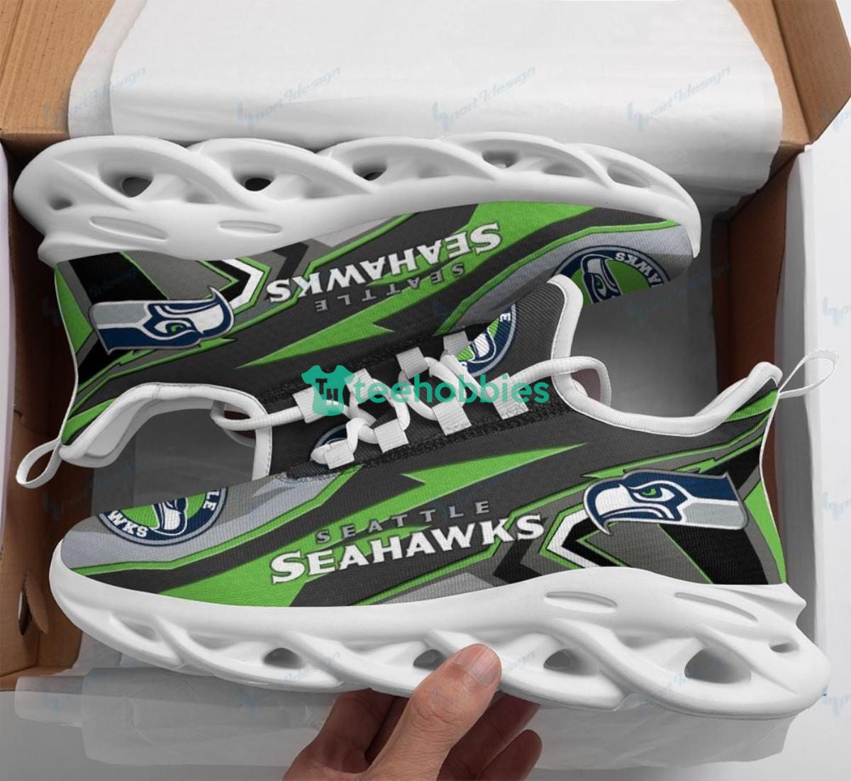 Seattle Seahawks Max Soul Shoes New Model Sneakers Impressive Gift For Fans Product Photo 1