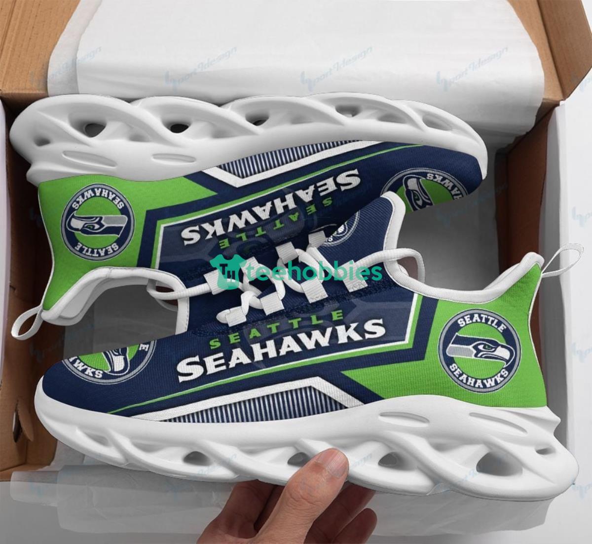 Seattle Seahawks Max Soul Shoes New Model Sneakers Style Gift For Fans Product Photo 1