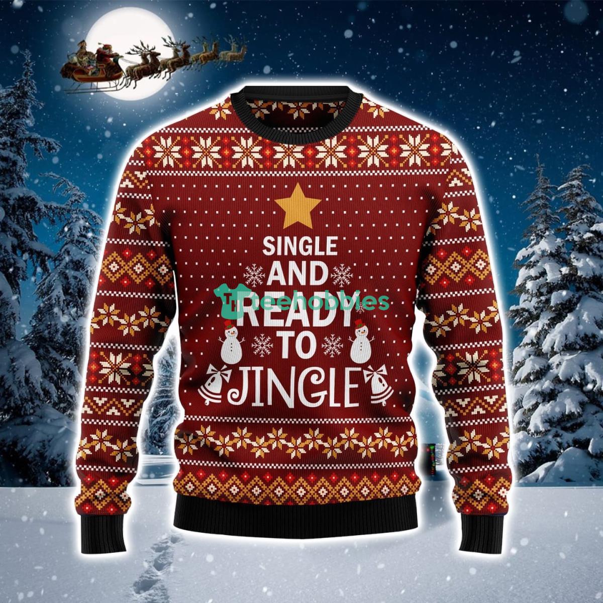 Single ugly 2025 christmas sweater