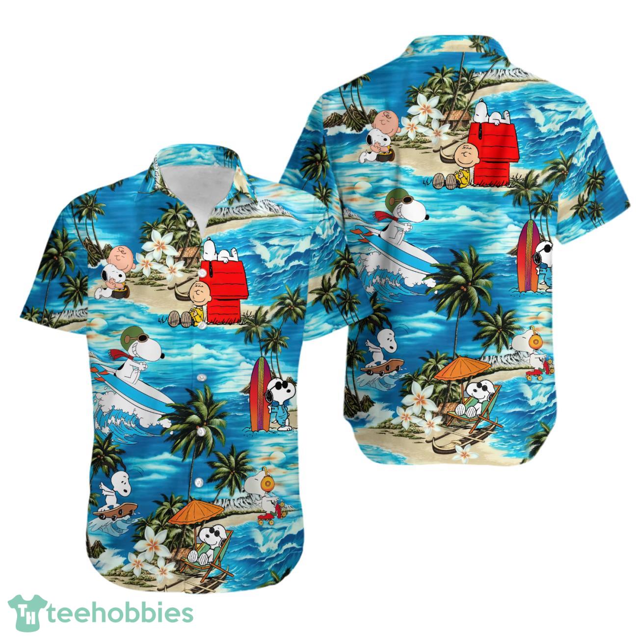 Snoopy Summer Time Hawaiian Shirt Beach Summer Product Photo 1