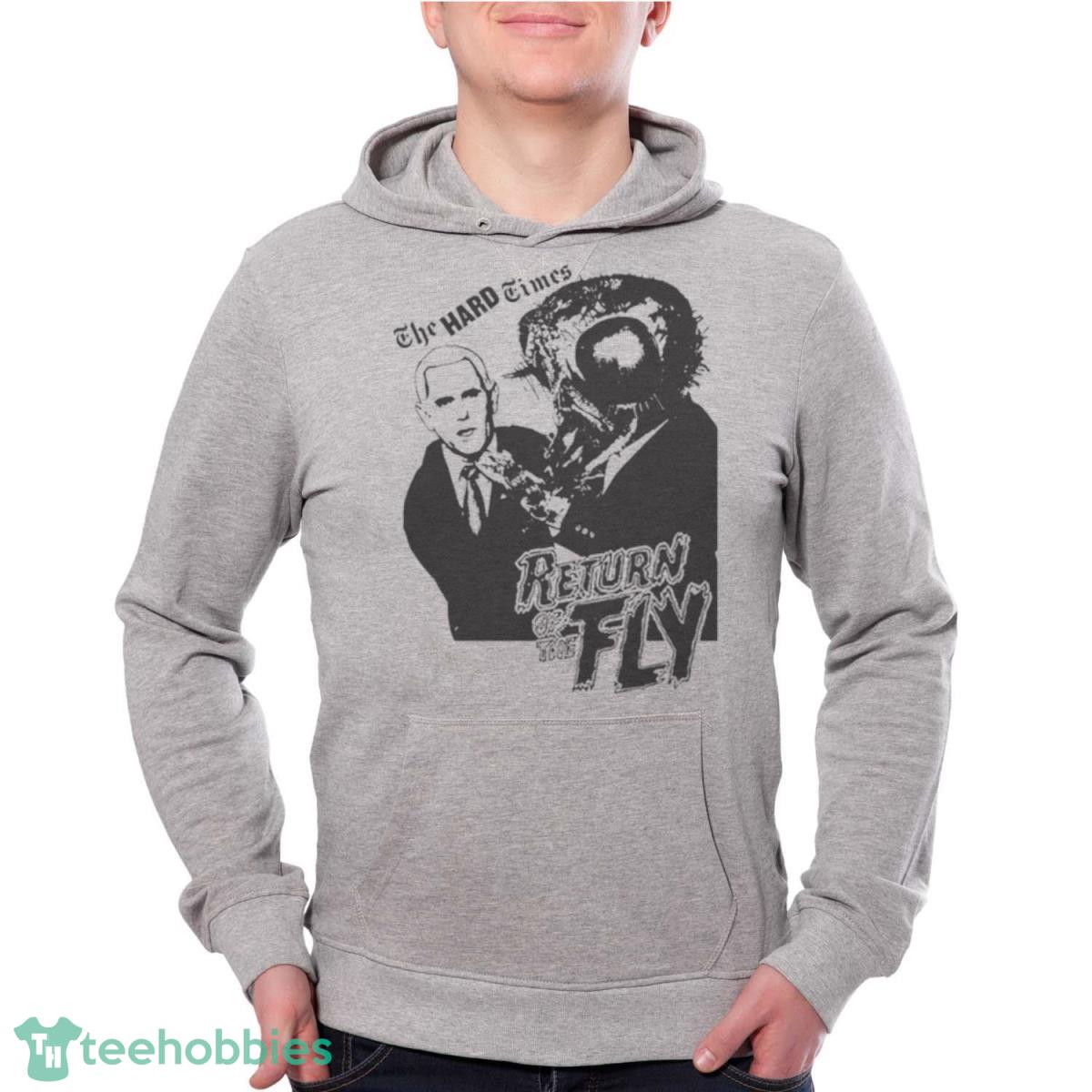 The Hard Times Return Of The Fly Shirt - Grey Unisex Hoodie
