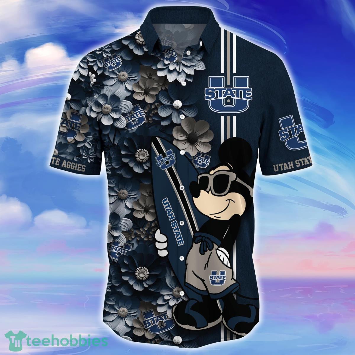 Utah State Aggies Trending Hawaiian Shirt Best Gift For Fans image Utah State Aggies Trending Hawaiian Shirt Best Gift For Fans Product Photo 2