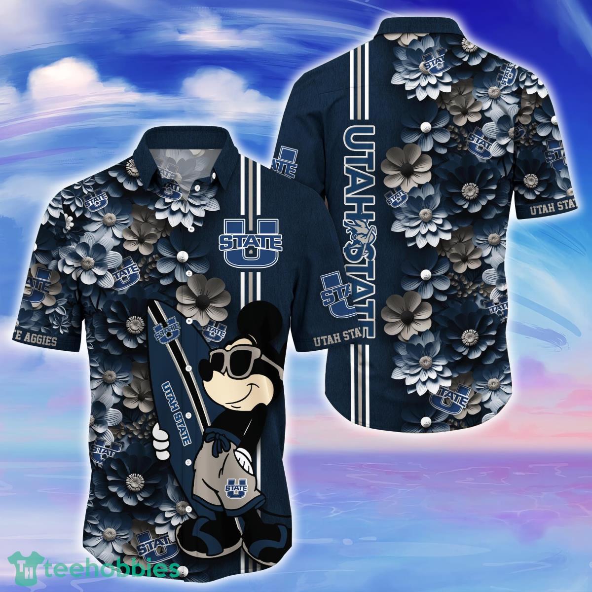 Utah State Aggies Trending Hawaiian Shirt Best Gift For Fans Product Photo 1 Utah State Aggies Trending Hawaiian Shirt Best Gift For Fans Product Photo 1