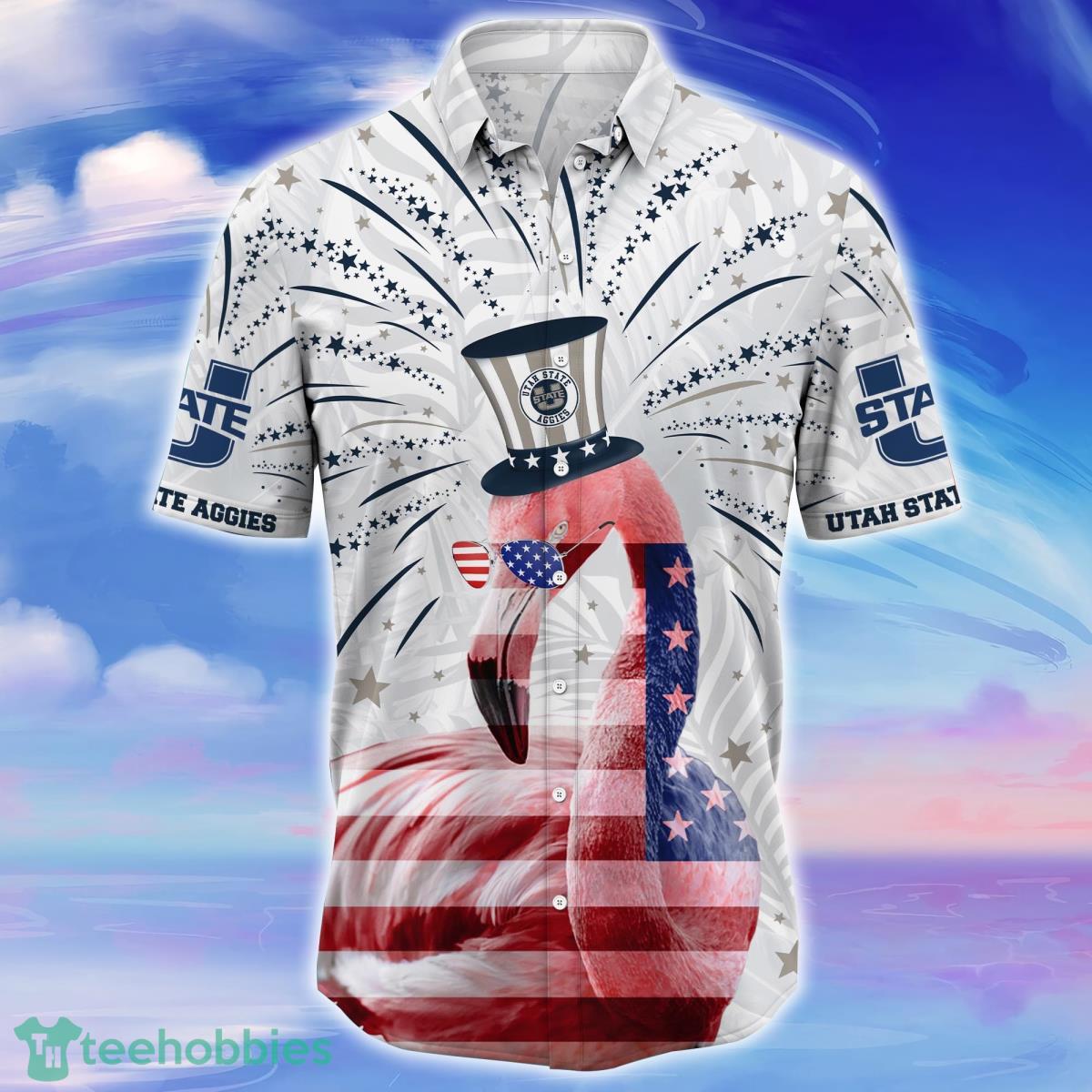 Utah State Aggies Trending Hawaiian Shirt Gift For Men Women image Utah State Aggies Trending Hawaiian Shirt Gift For Men Women Product Photo 2