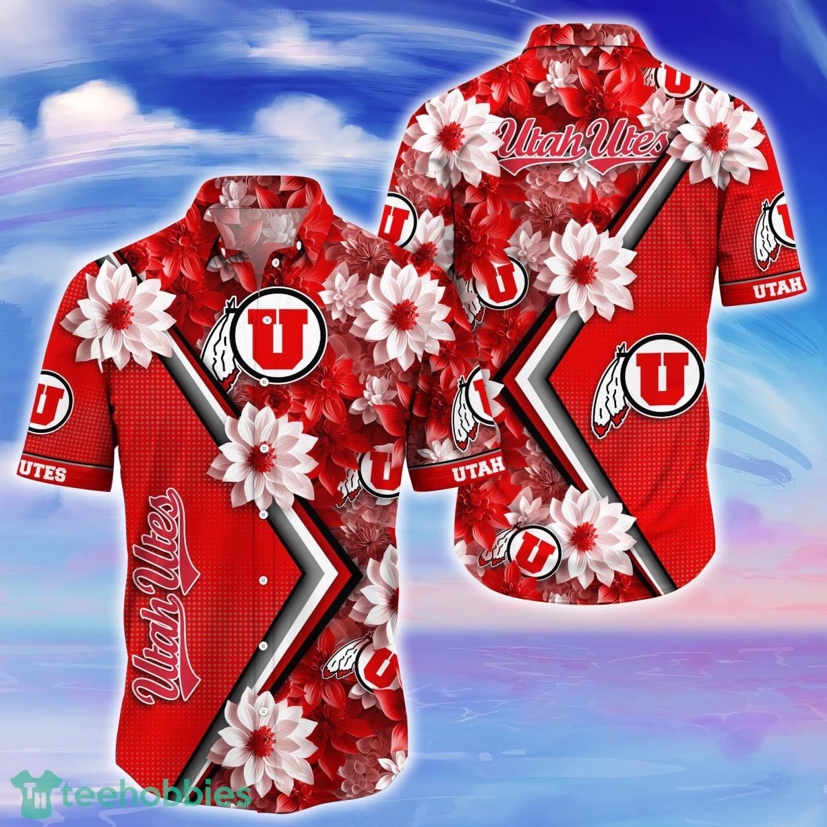 Utah Utes Trending Hawaiian Shirt Gift For Fans Product Photo 1 Utah Utes Trending Hawaiian Shirt Gift For Fans Product Photo 1