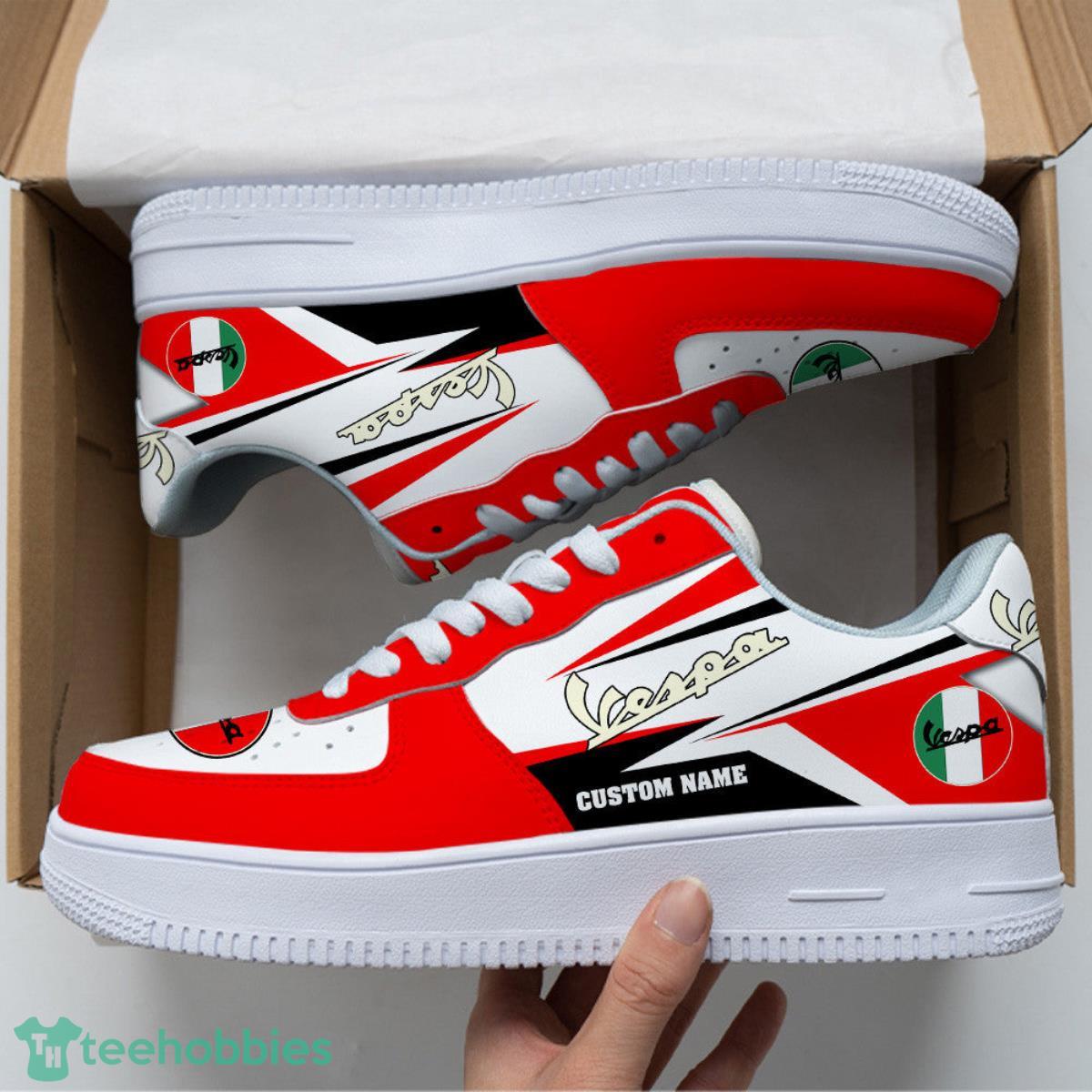 Vespa Custom Name Air Force Shoes Sport Sneakers For Men Women Product Photo 1