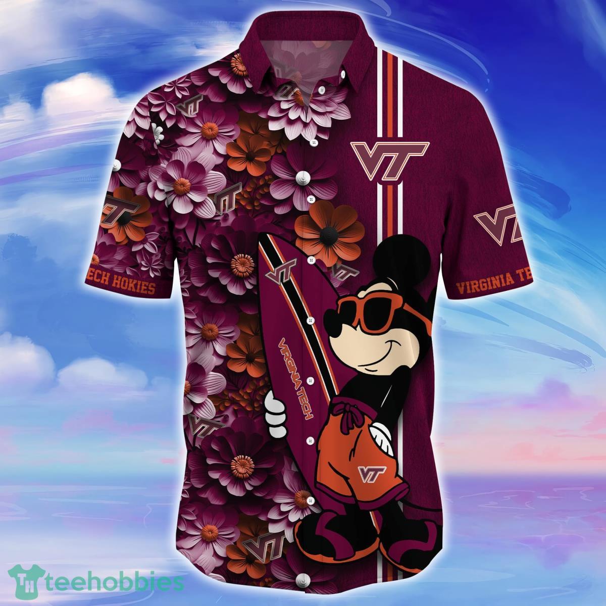 Virginia Tech Hokies Trending Hawaiian Shirt Best Gift For Fans Product Photo 2