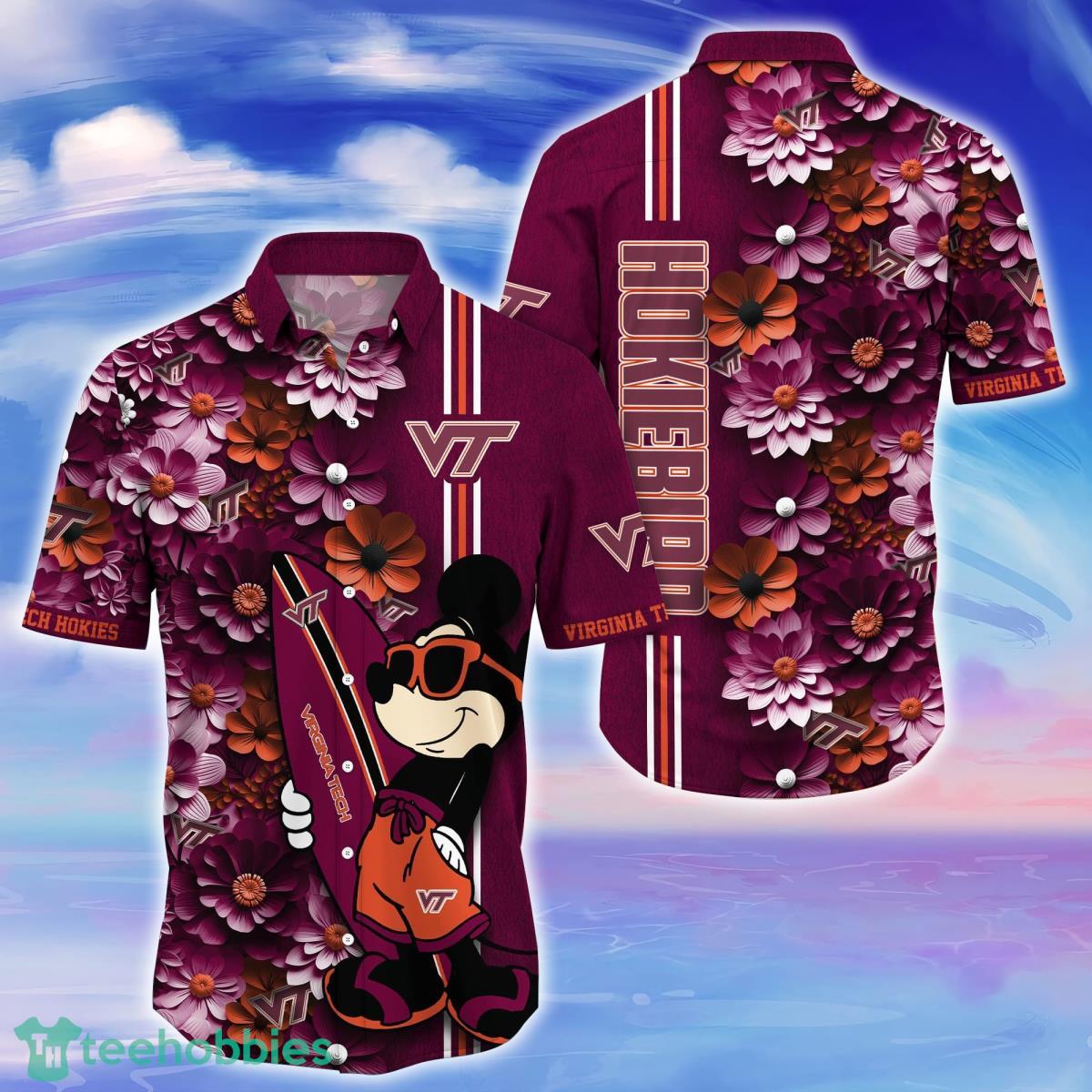 Virginia Tech Hokies Trending Hawaiian Shirt Best Gift For Fans Product Photo 1