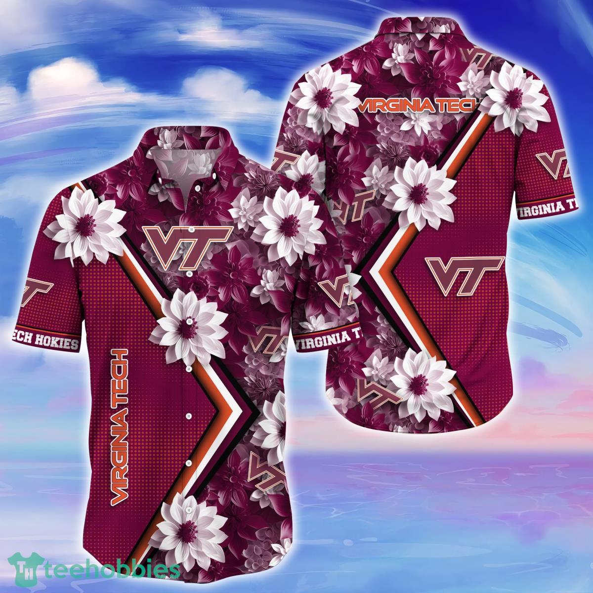 Virginia Tech Hokies Trending Hawaiian Shirt Gift For Fans Product Photo 1