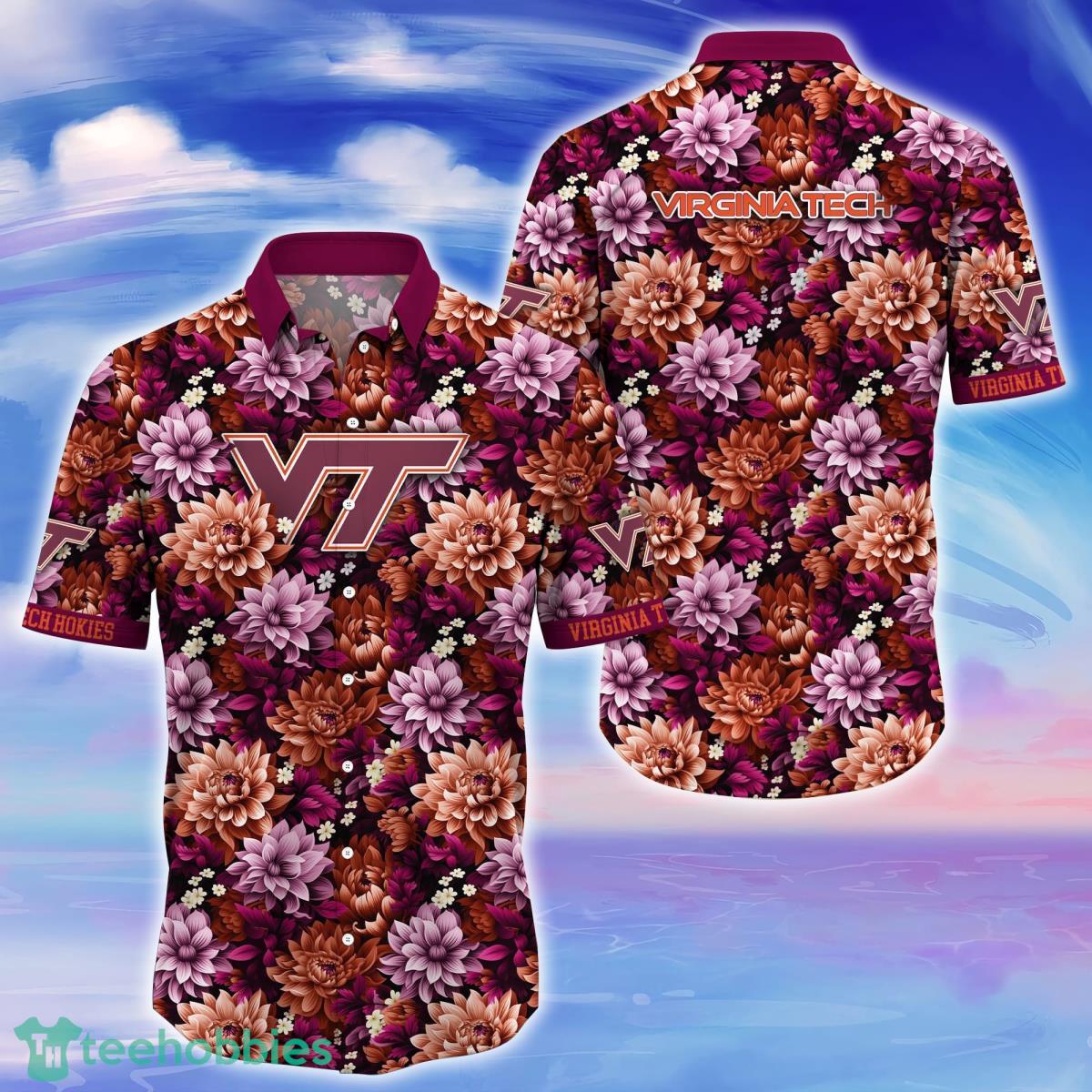 Virginia Tech Hokies Trending Hawaiian Shirt Great Gift For Fans Product Photo 1