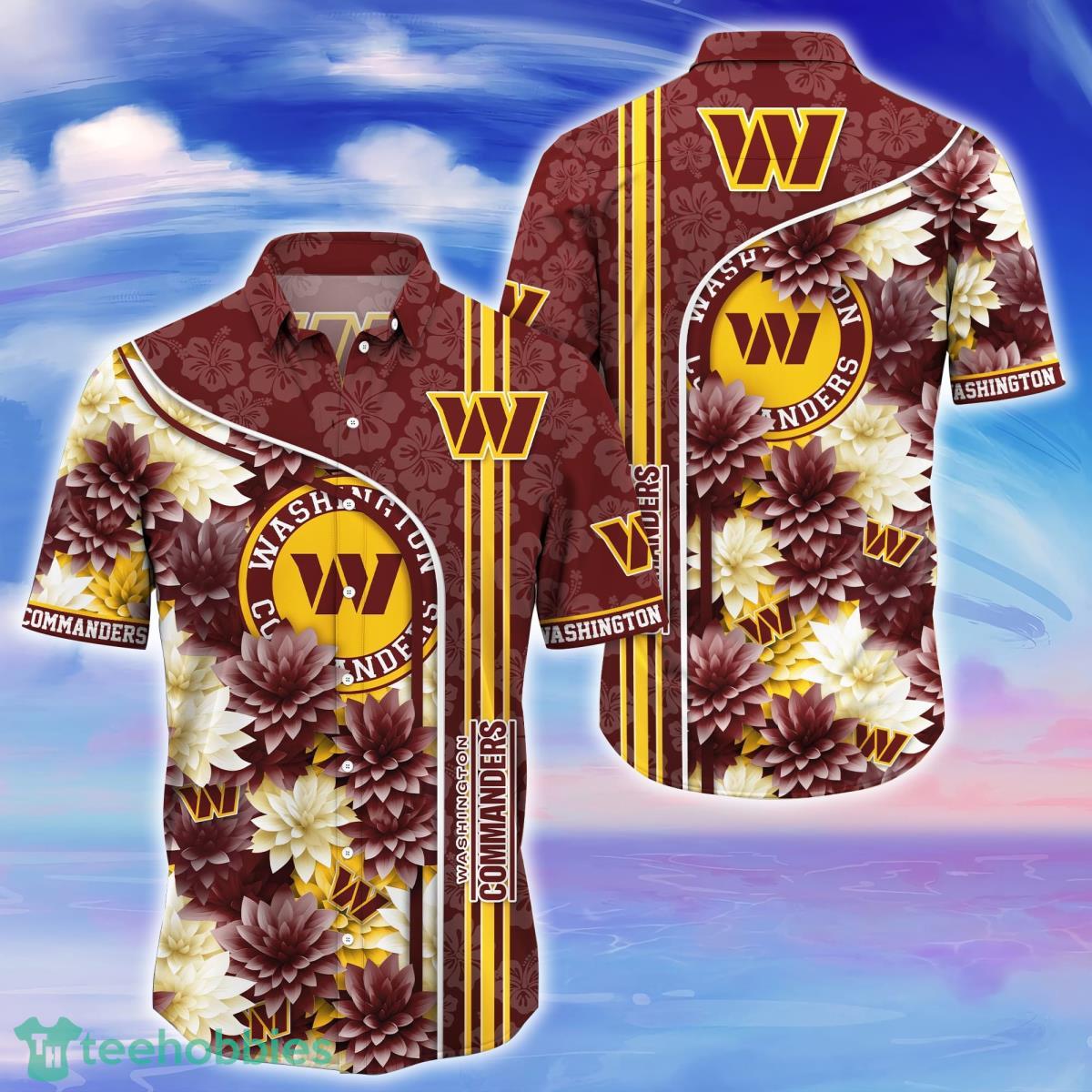 Washington Commanders Trending Hawaiian Shirt For Fans Product Photo 1