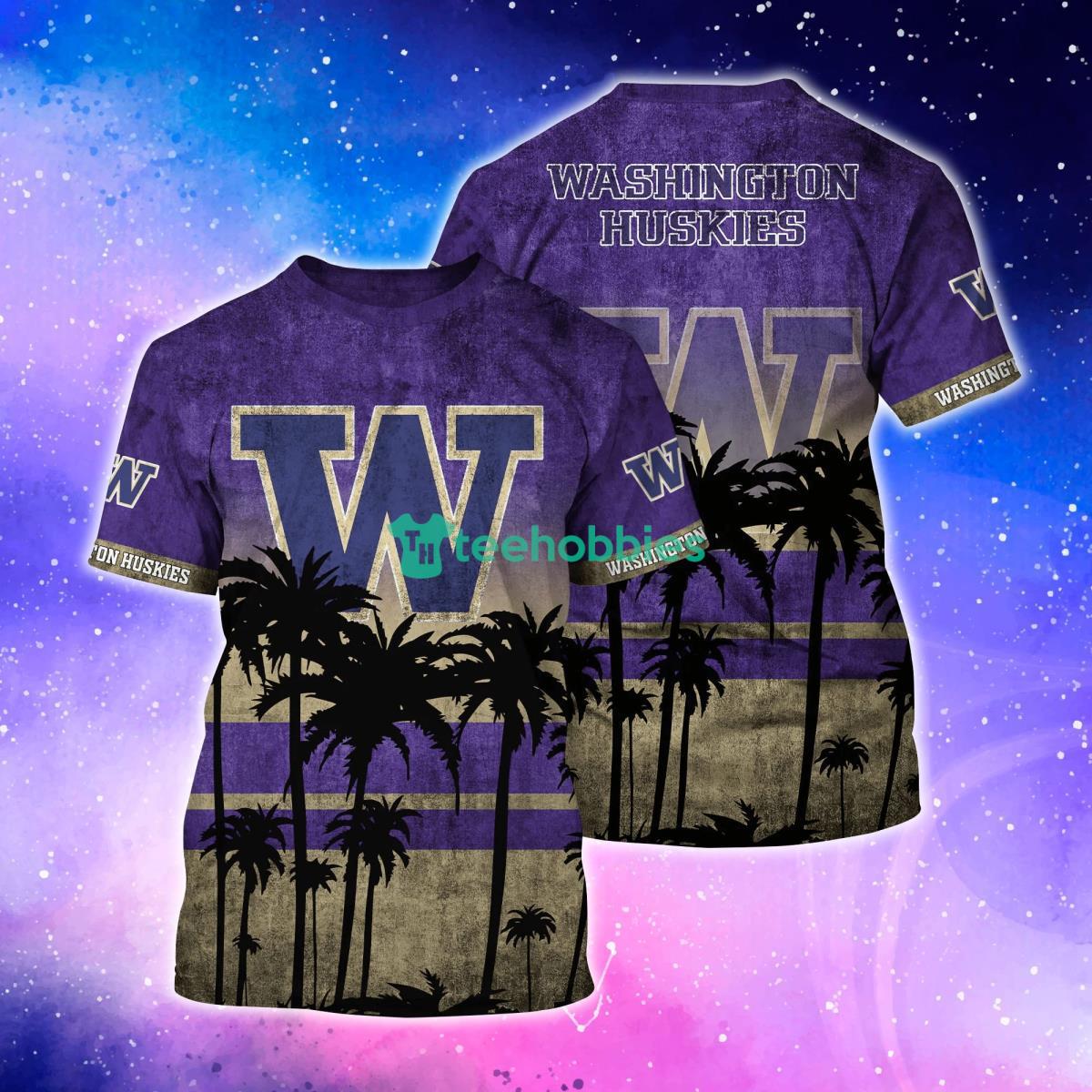 Washington Huskies Hot Trending 3D T-Shirt For Fans Product Photo 1