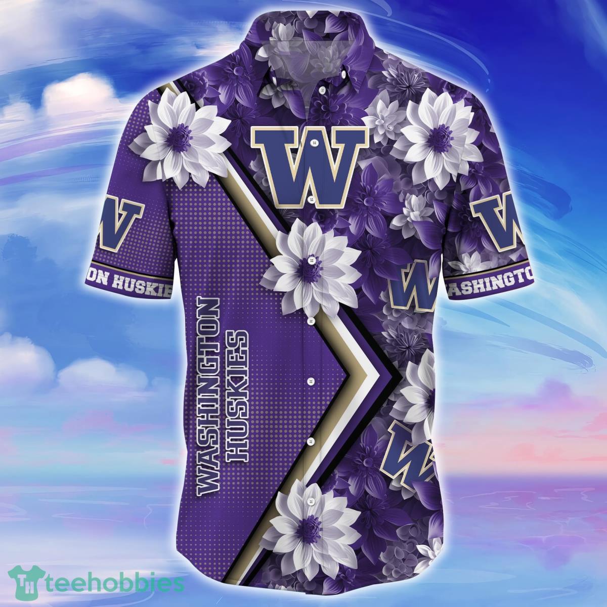 Washington Huskies Trending Hawaiian Shirt Gift For Fans Product Photo 2