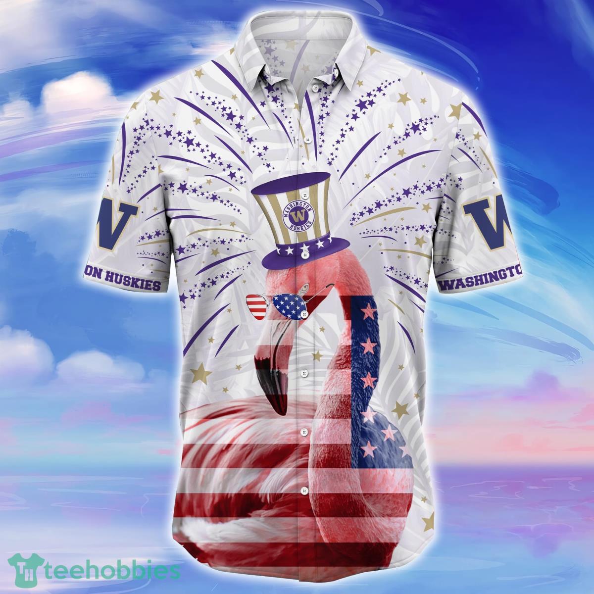 Washington Huskies Trending Hawaiian Shirt Gift For Men Women Product Photo 2