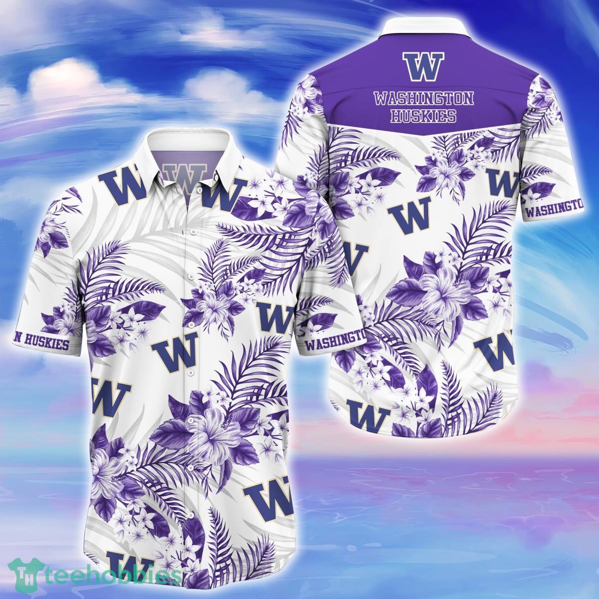 Washington Huskies Trending Hawaiian Shirt Gift For Real Fans Product Photo 1