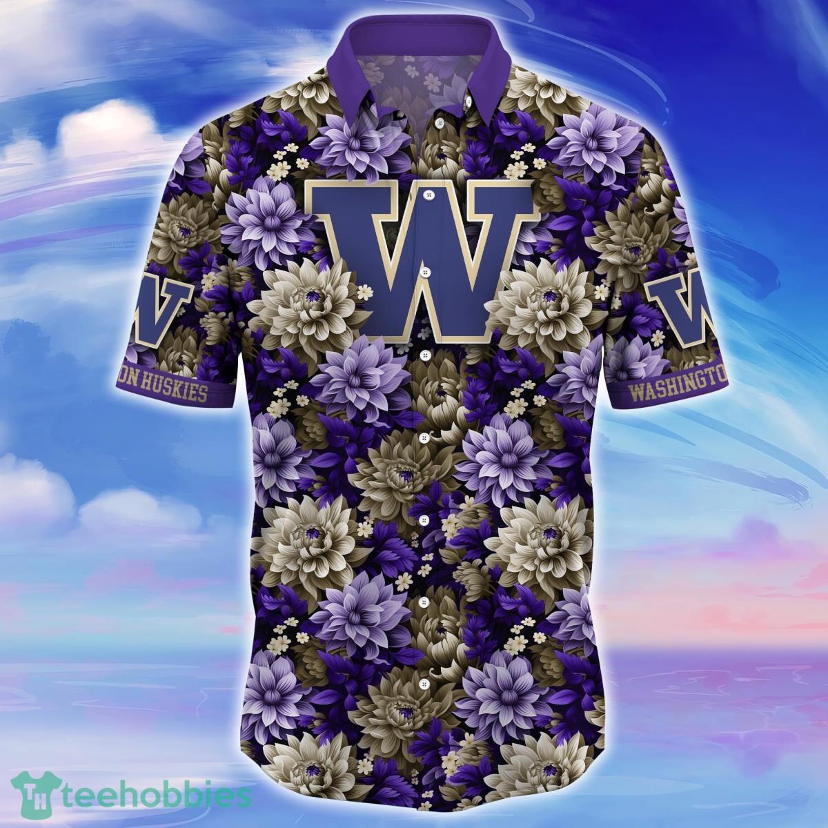 Washington Huskies Trending Hawaiian Shirt Great Gift For Fans Product Photo 2