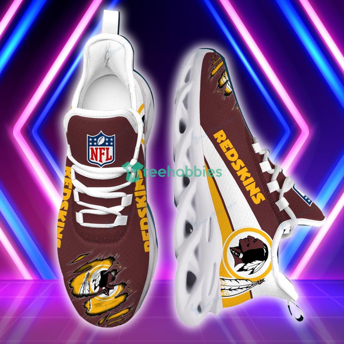 Washington Redskins Max Soul Shoes New Model Sneakers For Fans Product Photo 2