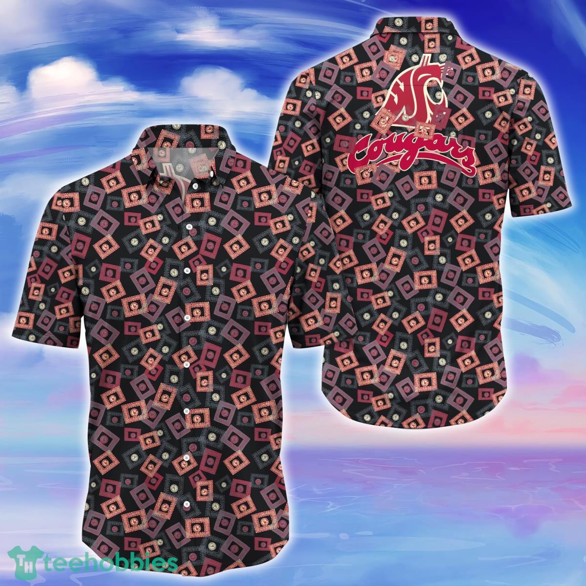 Washington State Cougars Trending Hawaiian Shirt Gift For Men Women Fans Product Photo 1