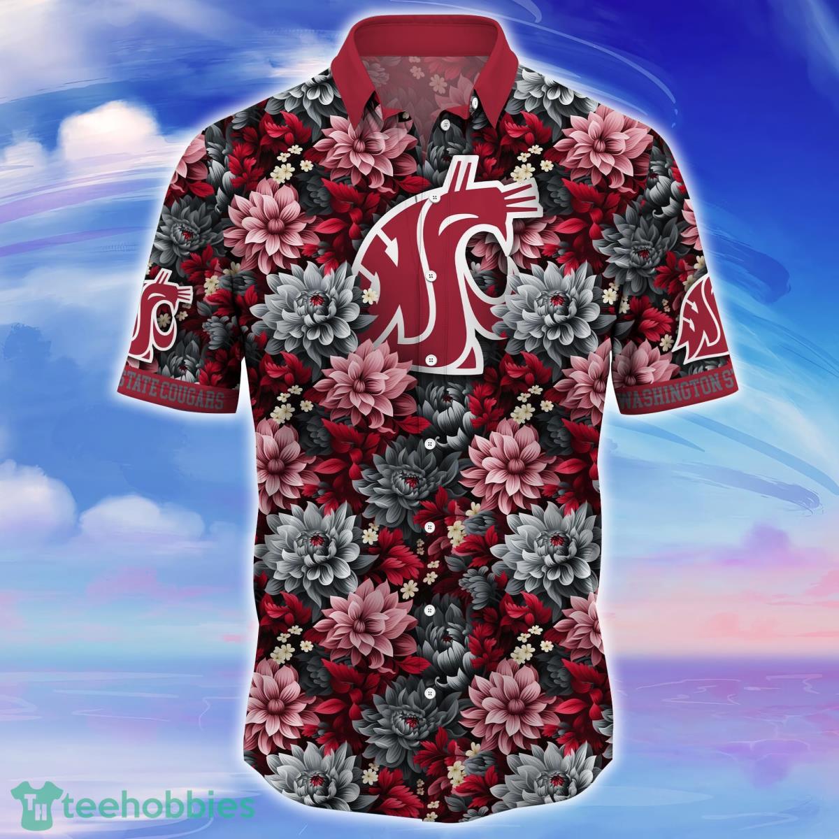 Washington State Cougars Trending Hawaiian Shirt Great Gift For Fans Product Photo 2