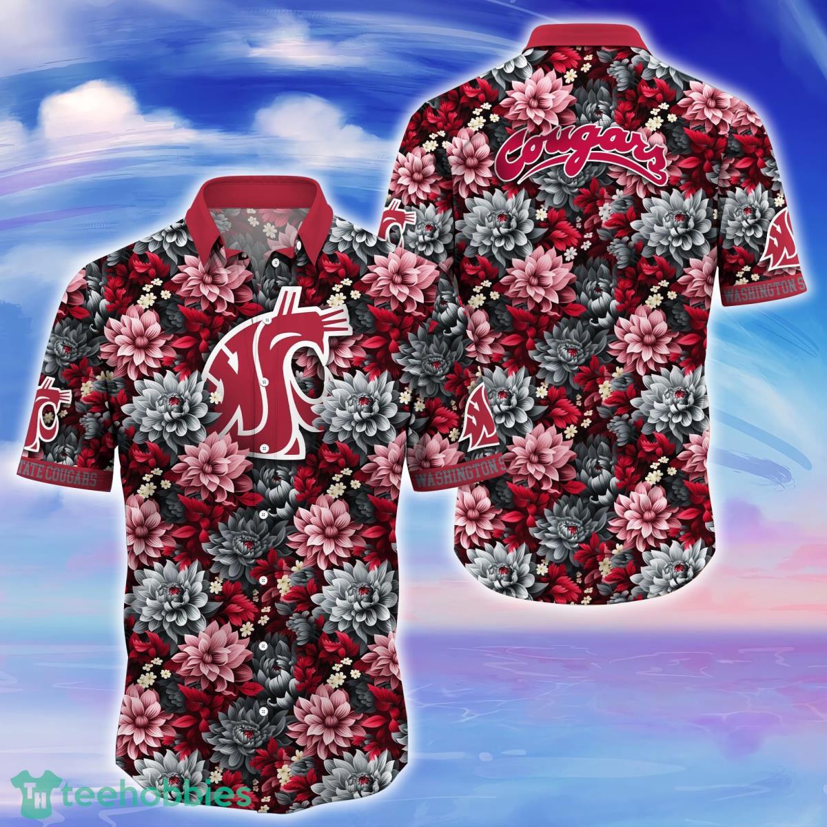 Washington State Cougars Trending Hawaiian Shirt Great Gift For Fans Product Photo 1
