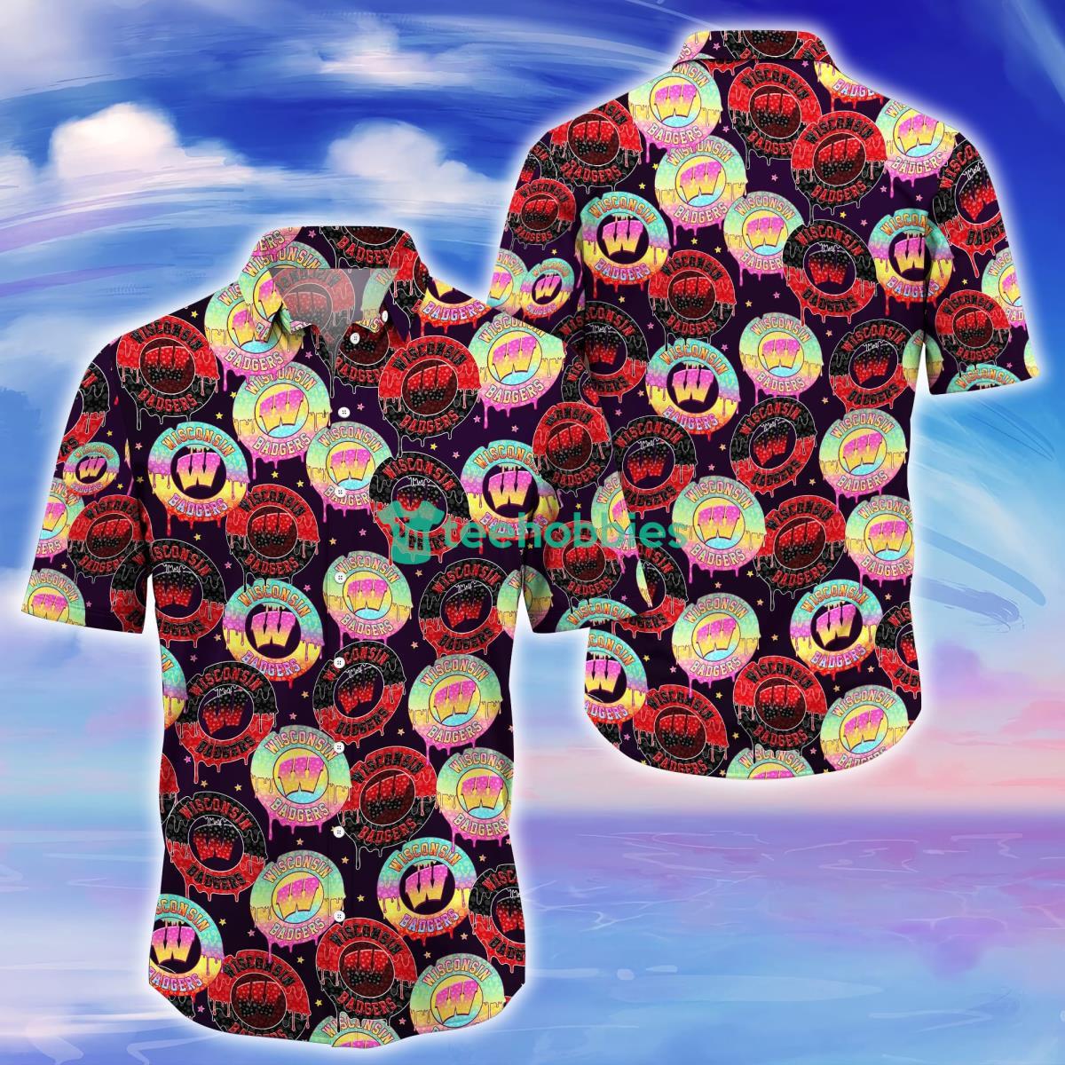 Wisconsin Badgers Trending Hawaiian Shirt For Fans Product Photo 1