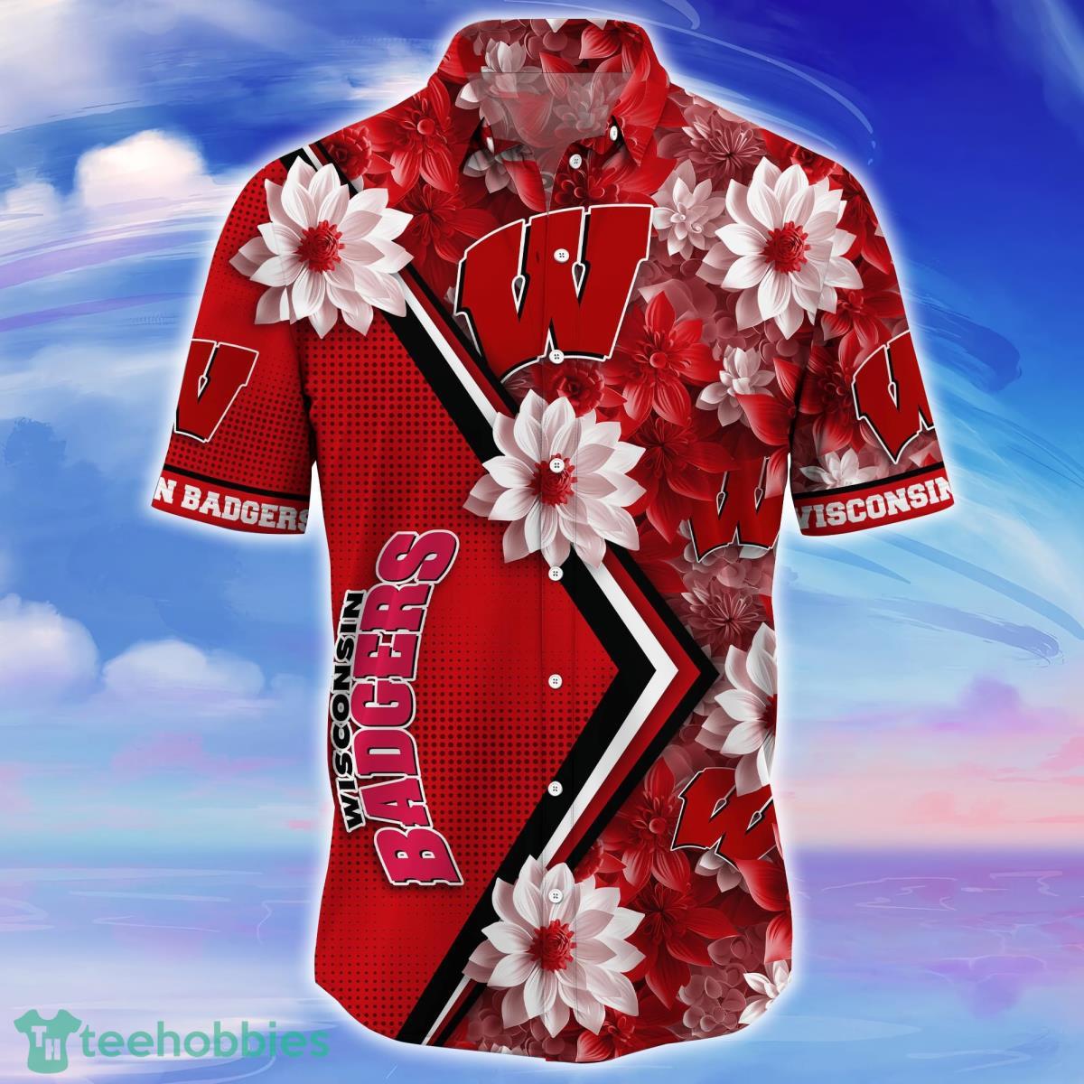 Wisconsin Badgers Trending Hawaiian Shirt Gift For Fans Product Photo 2