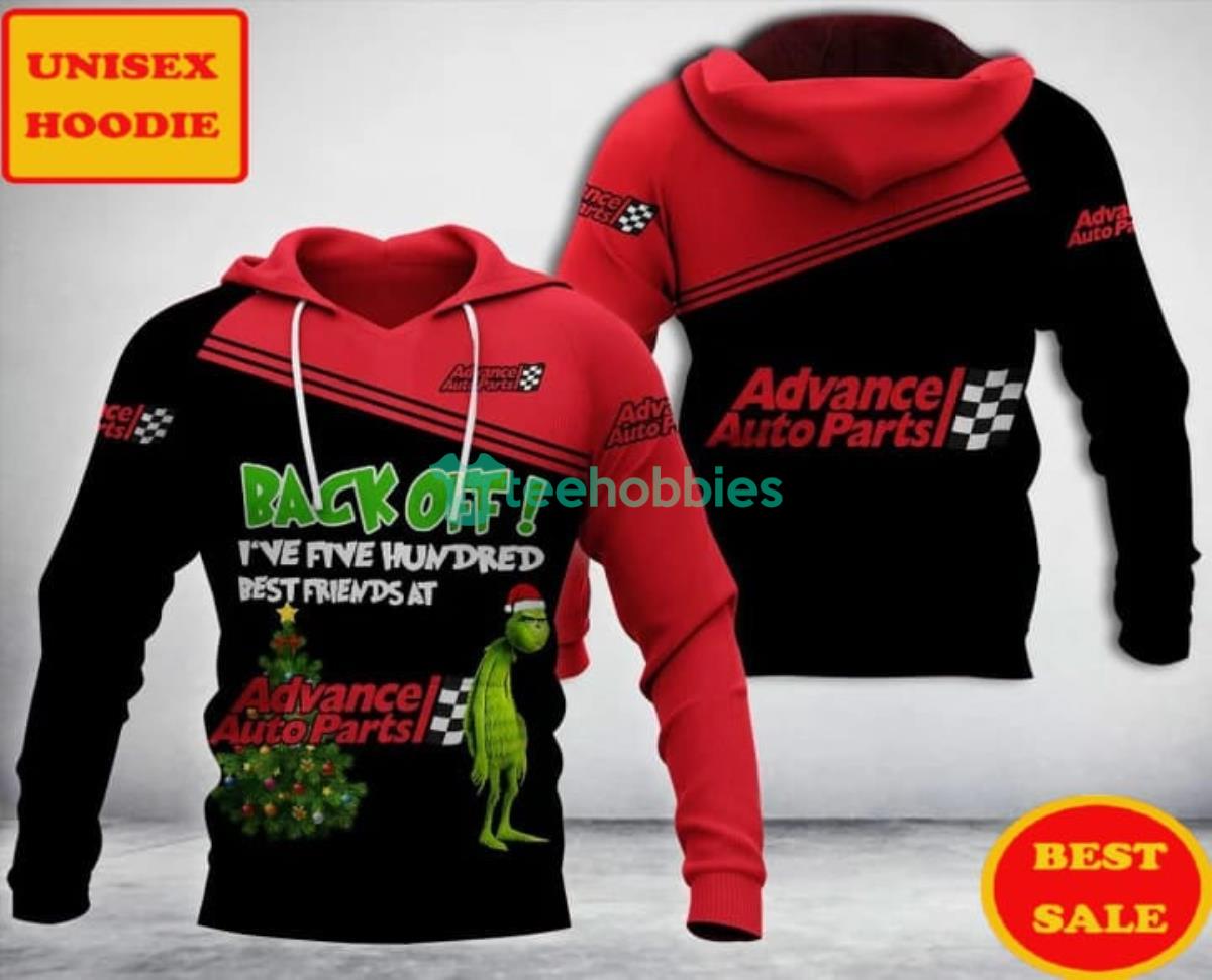 Advance Auto Parts With Grinch Merry Christmas All Over Print 3D Hoodie Product Photo 1
