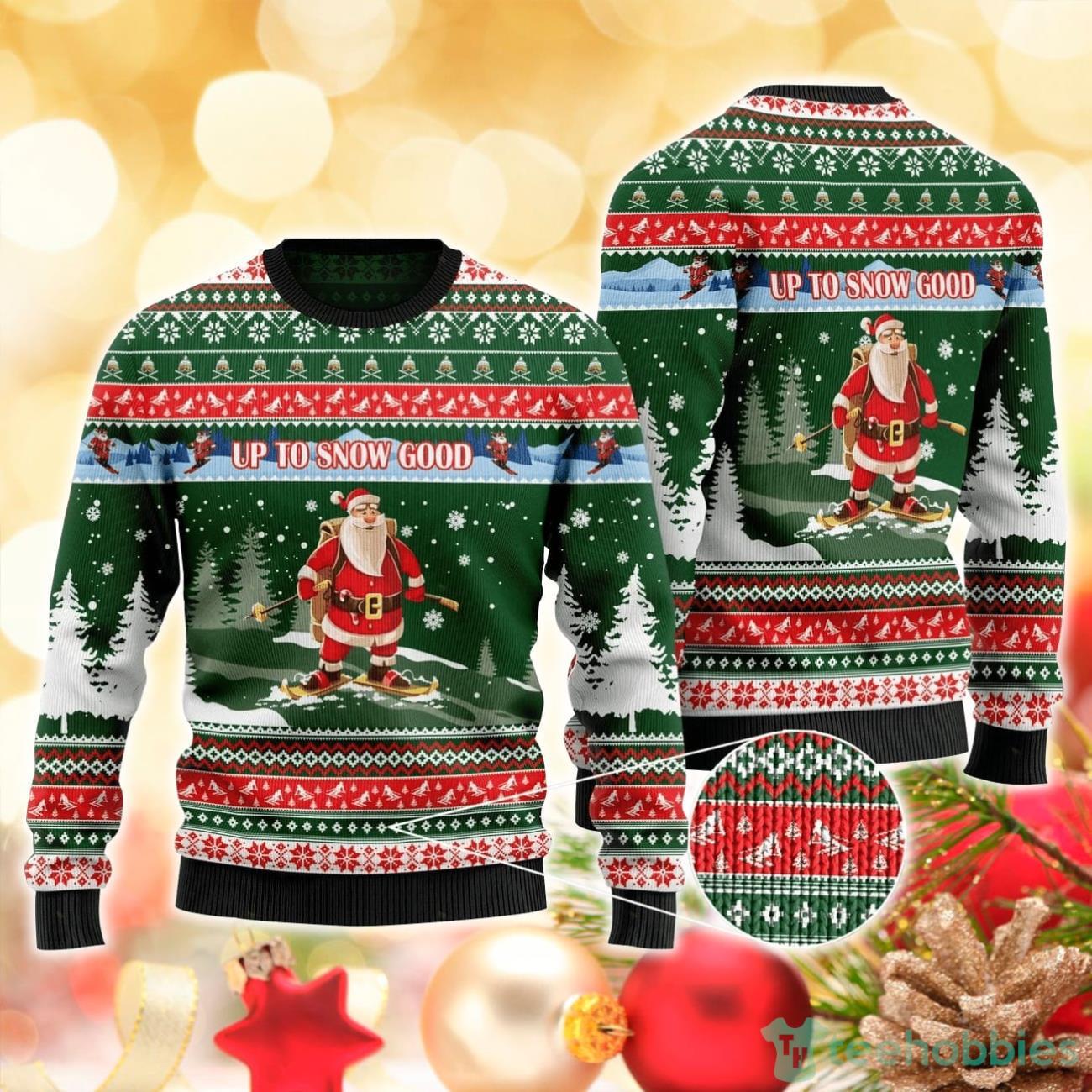 Alpine Skiing Ugly Sweater For Christmas Product Photo 1
