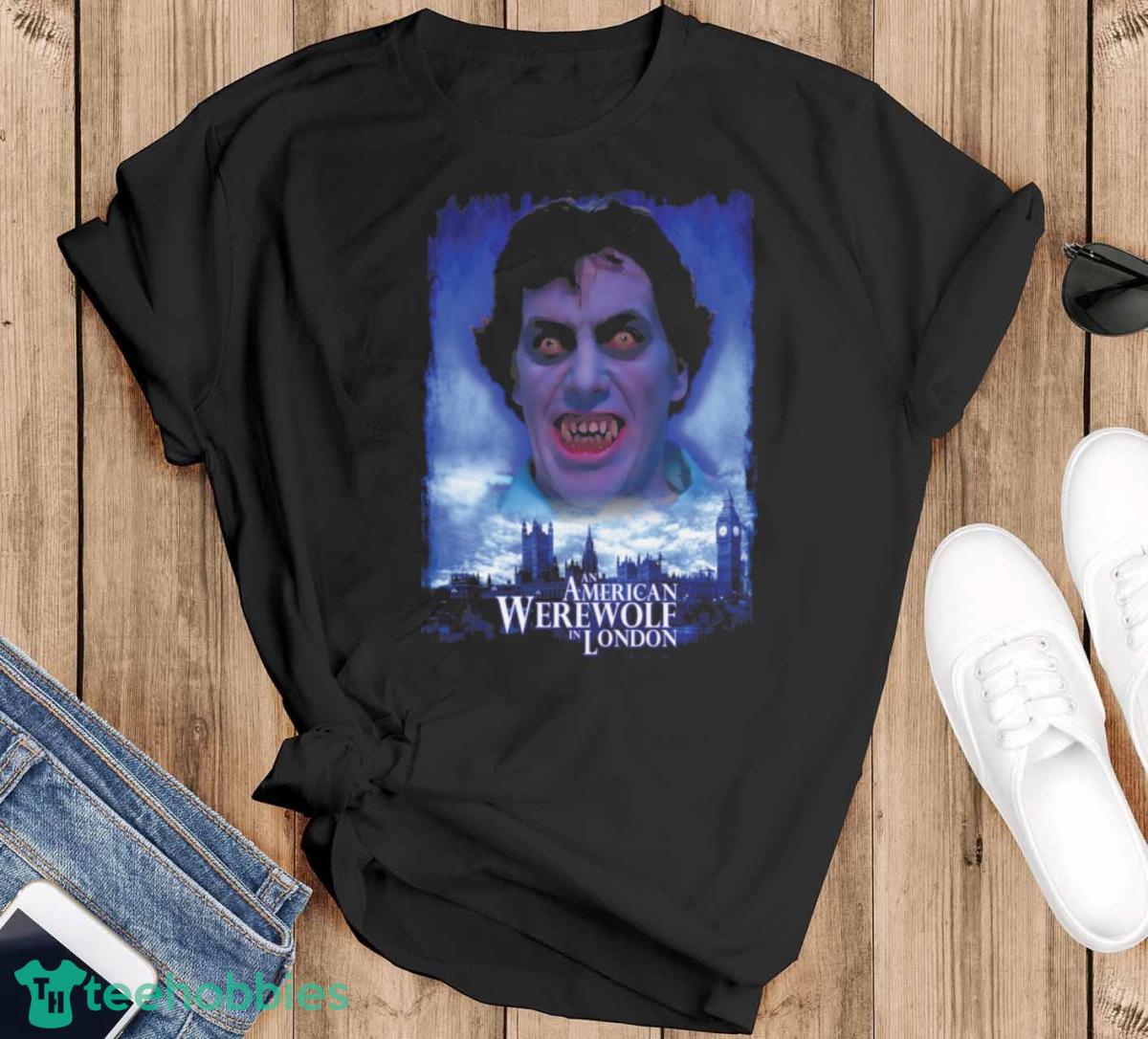 An American Werewolf In London T Shirt - Black T-Shirt