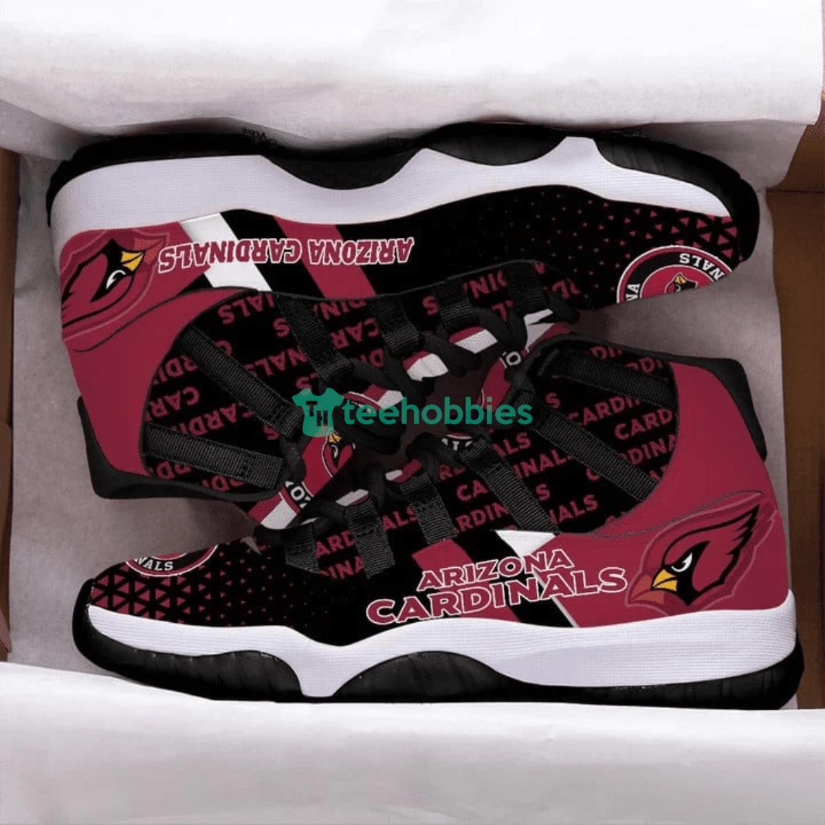 Arizona Cardinals Impressive Design Air Jordan 11 Shoes For Fans Product Photo 2