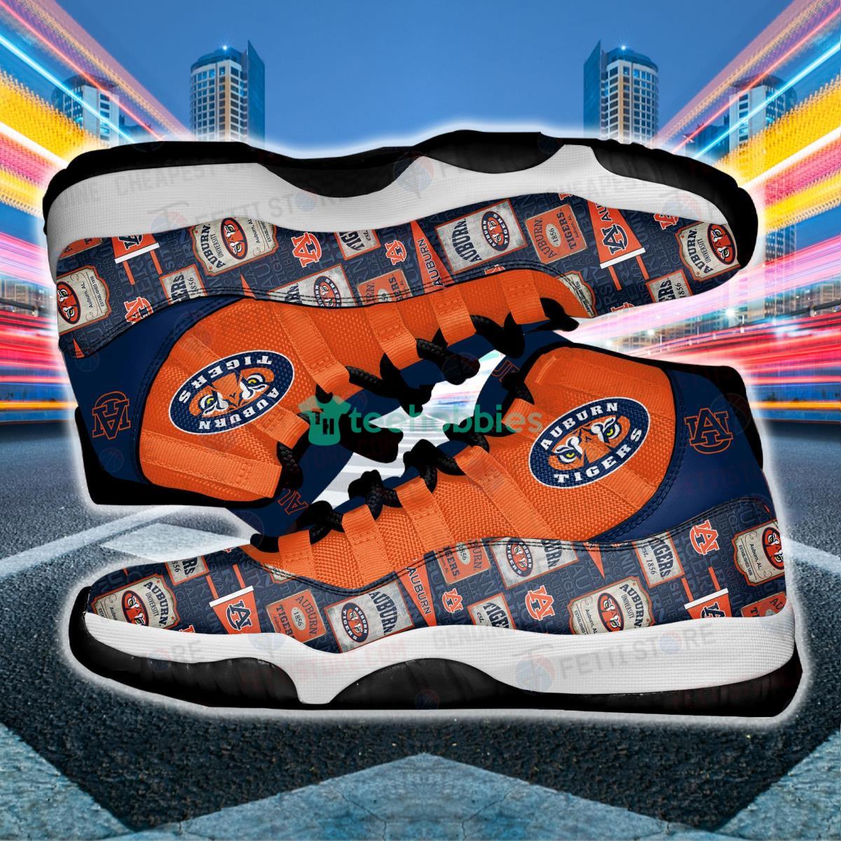 Auburn Tigers Logo Pattern Print Impressive Design Air Jordan 11 Shoes Product Photo 2