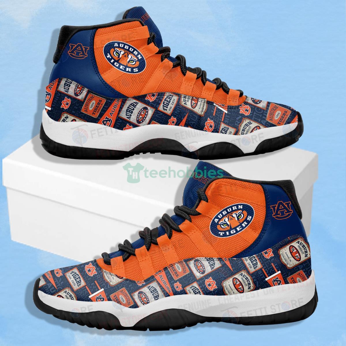 Auburn Tigers Logo Pattern Print Impressive Design Air Jordan 11 Shoes Product Photo 1