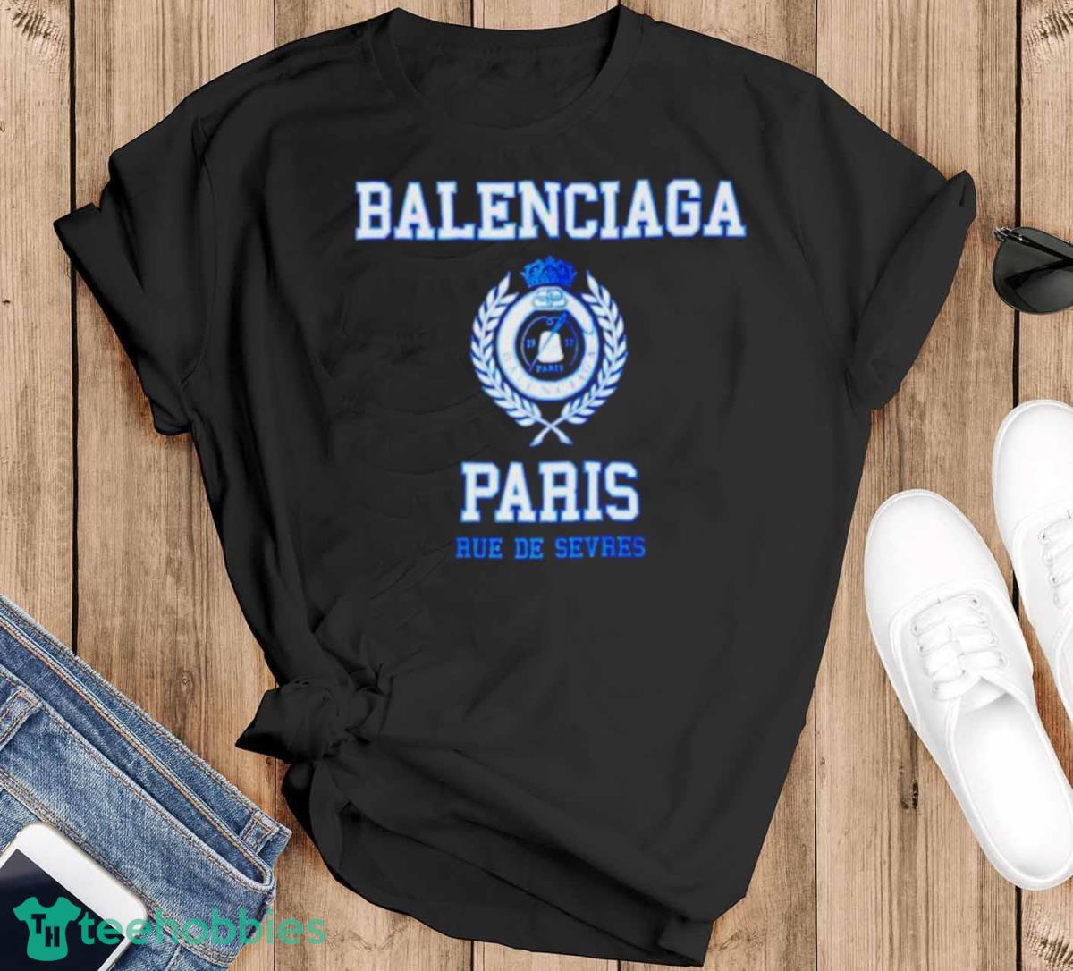 Balenciaga Paris Rue De Sevres Shirt - Black T-Shirt