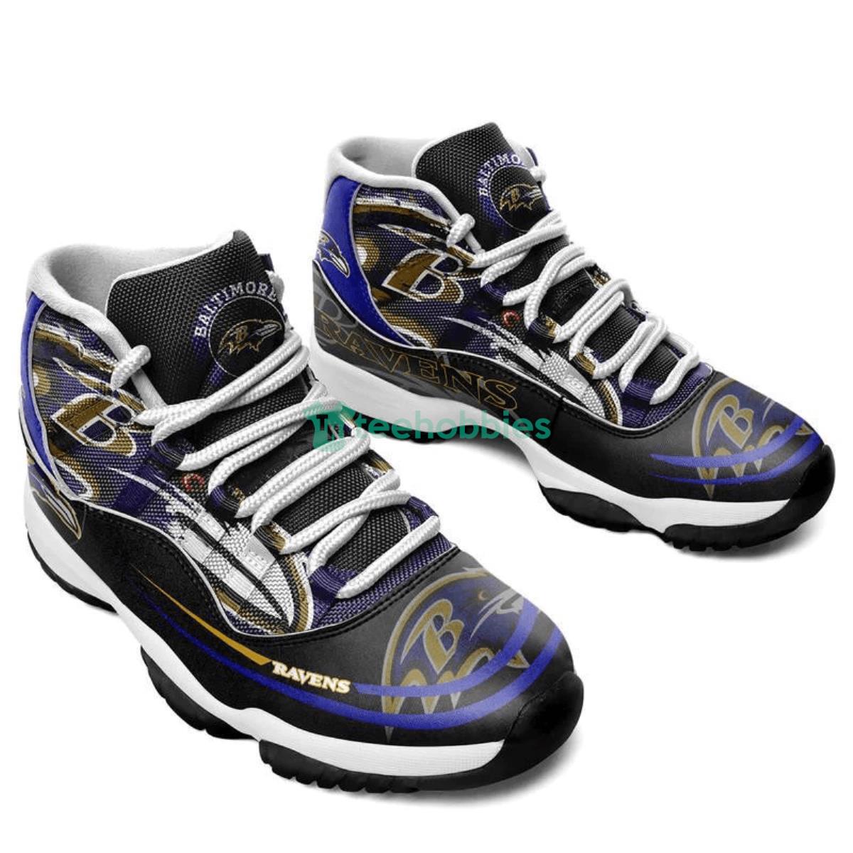 Baltimore Ravens Impressive Design Air Jordan 11 Shoes Product Photo 1
