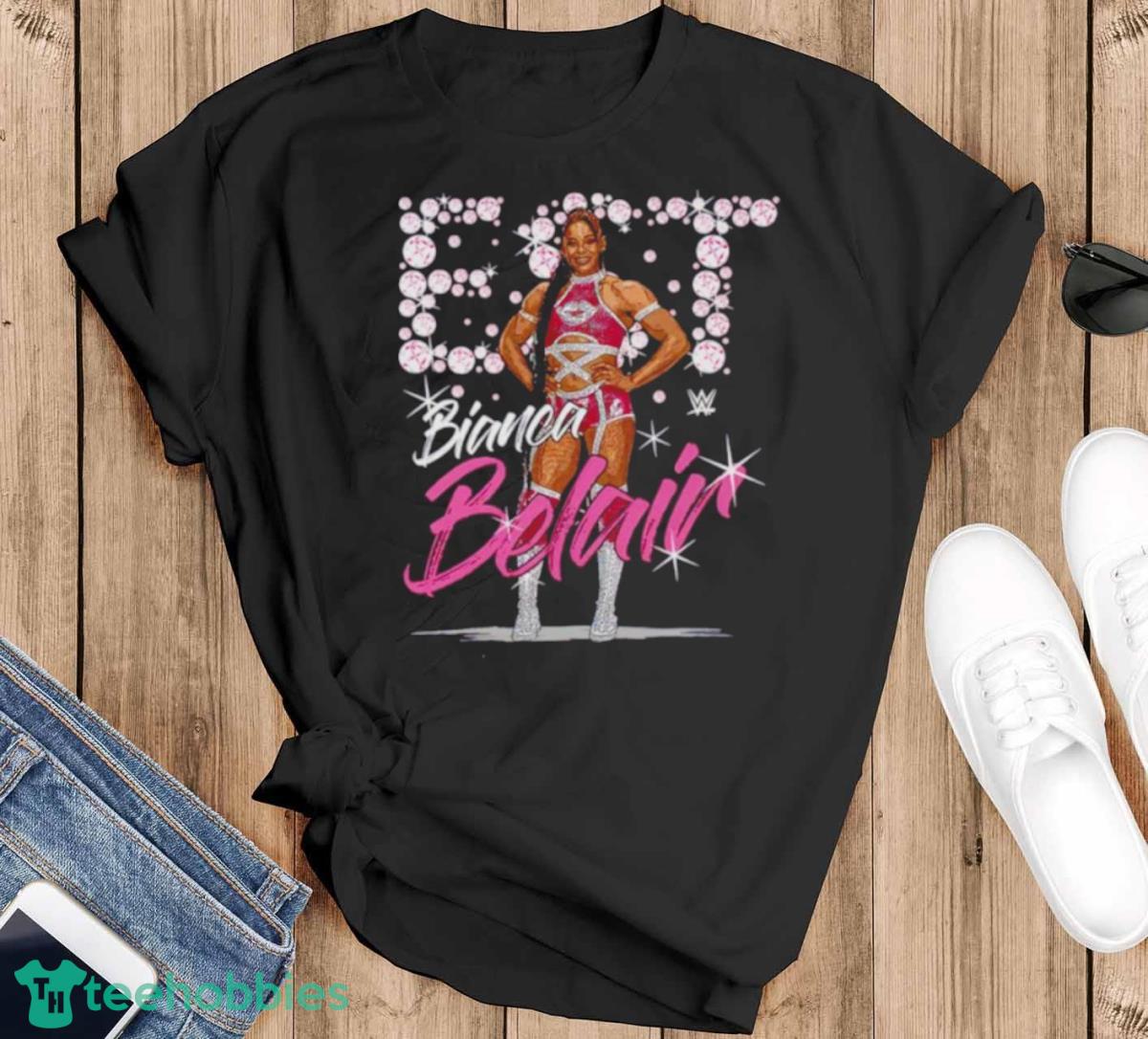 Bianca Belair Pose T Shirt - Black T-Shirt