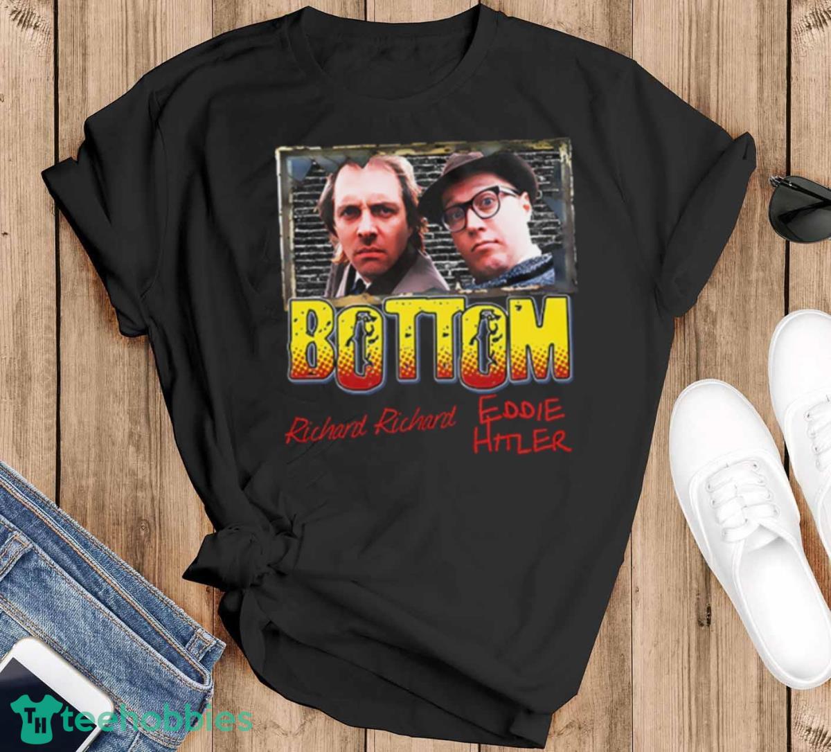 Bottom   Richie And Eddie T Shirt - Black T-Shirt