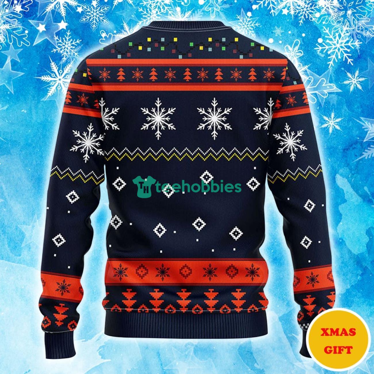Chicago Bears Funny Grinch Christmas AOP Sweater Product Photo 2