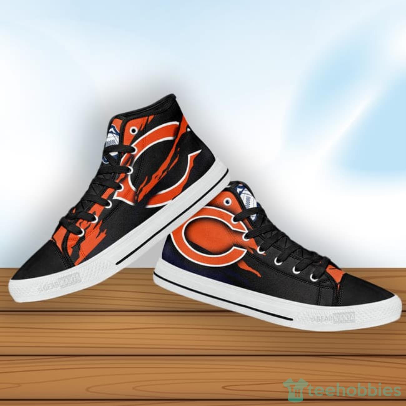 Chicago Bears High Top Shoes Style Sneakers For Fans